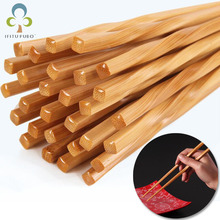 Palillos de bambú Natural chino, palitos de Sushi antideslizantes reutilizables, accesorios de cocina GYH, 1 par 2024 - compra barato