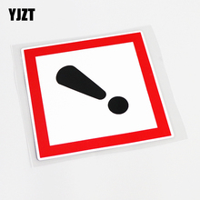 YJZT 16.7CM*16.7CM Cartoon Fun Warning Mark ! Motorcycle PVC Decal Car Sticker 13-0603 2024 - buy cheap