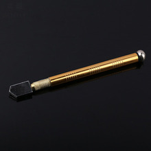 Профессиональная металлическая ручка со стальным стеклом со стразами самосмазывающееся масло с наконечником для резки стекла инструмент для остекления 2024 - купить недорого