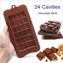 Chocolate Mold Cake Bakeware Kitchen Baking Tool Candy Maker Sugar Mould Bar Block Ice Tray Cake Tool Christmas Molds 2024 - buy cheap