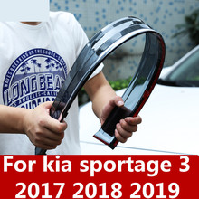 Car waterproof decorative strip sun visor special modified window rain eyebrow decoration For kia sportage 3 2017 2018 2019 2024 - buy cheap