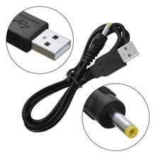 Mayitr 80CM USB Port to 4.0*1.7mm Cable Cord DC 5V 1A Jack USB Power Cable Connector for Sony PSP 2024 - buy cheap