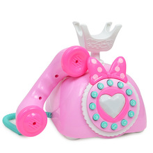 Дети моделирование электронный стационарный телефон развивающие игрушки для детей музыкальный звук ролевые игры игрушка для девочки Рождественский подарок 2024 - купить недорого