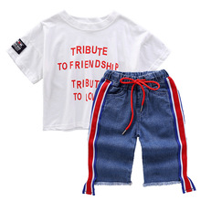 Novos Meninos Outfits Shirt E Calções 5-12 9ST047 de idade As Crianças Agasalho Crianças Roupas de Verão 2024 - compre barato