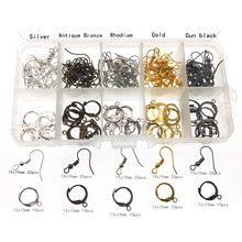 1box/Set 5 Colors Brass French Earring Hooks Wire Ear Settings Base Settings for DIY Jewelry Making Whole Sale Lead ,Nickel Free 2024 - buy cheap