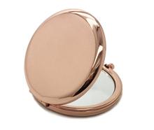 Espelho de maquiagem de bolso, espelho de maquiagem compacto, portátil, pequeno, redondo, para as mãos, cosméticos de metal, 1 peça 2024 - compre barato