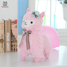 Boné alpaca infantil de pelúcia, boné alpaca fofo de quatro cores para crianças, presente de natal e aniversário 2024 - compre barato