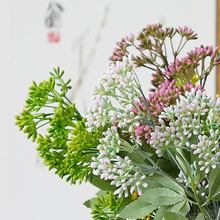 Rama de flores artificiales de plástico, plantas falsas de pistacho para fiesta en casa, bricolaje, decoración de boda, suministros de arreglo de flores 2024 - compra barato