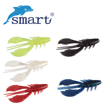 SMART 5Pcs Craws Soft Baits 96mm 6.87g Fishing Lure Silicone Crawfish Bass Lures Artificial Wobblers Leurre Peche Swimbaits 2024 - buy cheap