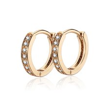 Pendientes de bebé pequeño de 10mm, joyería para niños, pendientes de aro dorado, regalo de bautismo para recién nacido, Bijoux, Brinco, Oorbellen, Kolczyki E1583 2024 - compra barato