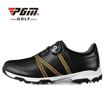 PGM Men Golf Shoes Outdoor Genuine Leather Men Sneakers Non-Slip Training Breathable Sport Shoes AA51041 2024 - buy cheap