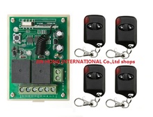 Hot Sales DC 12V 10A 2CH 315MHz/433MHZ Wireless RF Remote Control Switch teleswitch 4 X Transmitter +1 X Receiver 2024 - buy cheap