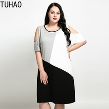TUHAO-Vestidos de talla grande para mujer, ropa informal elegante para verano, 7XL, 6XL, 5XL, RL 2024 - compra barato