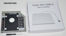 NIGUDEYANG 2nd HDD SSD жесткий диск Caddy для Macbook Pro 13 15 17 2009 2010 2011 2012 2013 + Корпус USB для SuperDrive 2024 - купить недорого