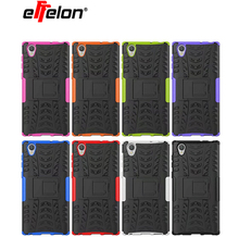 Effelon-funda para teléfono Sony Xperia L1 de 5,5 pulgadas, carcasa de goma resistente a prueba de golpes, híbrida, dura, suave, de silicona 2024 - compra barato