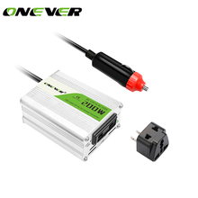 Onever-interruptor/interruptor de corriente para coche, potencia de 200W, cc 12V a CA 220V, onda sinusoidal modificada, salida USB 5V con adaptador de viaje Universal 2024 - compra barato