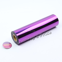 Purple 21cmx120M/Roll Hot Stamping Foil Paper Laminator Laminating Transfer Elegance Laser Printer Craft Paper 2024 - buy cheap