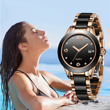 SUNKTA Quartz Women Watches Ceramics Stainless Steel Watches Women Top Luxury Brand Ladies Boutique Bracelet Watch Reloj De Dama 2024 - buy cheap