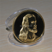 Jesus and The Last Supper Leonardo da Vinci 24K Gold Plated Religious Bible Coin 5pcs/lot Free shipping 2024 - buy cheap