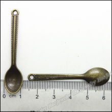15pcs Charms  Spoon Pendant  Bright Antique bronze  Zinc Alloy Fit Bracelet Necklace DIY Metal Jewelry Findings 2024 - buy cheap