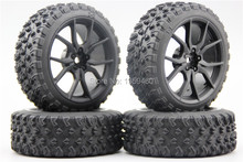 Neumático de Rally (Fighter), Material de nailon, estilo O5, 3/6/9mm, offset, apto para 1:10 Rally Touring 1/16 Buggy, 4 Uds. 2024 - compra barato
