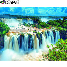 DIAPAI 100% Full Square/Round Drill 5D DIY Diamond Painting "Waterfall scenery" Diamond Embroidery Cross Stitch 3D Decor A19771 2024 - buy cheap