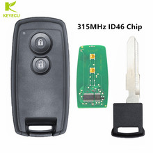 KEYECU дистанционный смарт ключ-брелок 2 Button 315MHz ID46 для Suzuki SX4 Grand Vitara 2007-2013 Swift с умным ключом 2024 - купить недорого