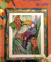 Top Quality Lovely Hot Sell Counted Cross Stitch Kit Parrot of Color and Grape Grapes Fruit Food 2024 - buy cheap