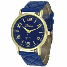 Geneva Watch Women Fashion Leather Quartz Analog Wrist Watch Clock Women's Vogue Big Dial Watches Reloj Relogio Montre #YL5 2024 - buy cheap