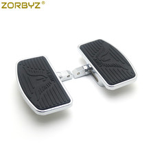ZORBYZ Motorcycle Black Adjustable Floorboard Footboards Footrest Pad For Honda VTX1300 VTX1800 Suzuki VL400 C50 2024 - buy cheap