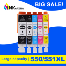 Cartuchos de tinta para impresora Canon Pixma, PGI-550, PGI 550, 551, MG5450, MG5550, MG5650, MG6450, MG6650, MG7150, IP7250 2024 - compra barato