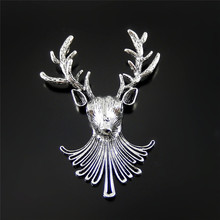 Amuleto de cervo de imitação de joias 4 peças 76*60*14mm, cores de pingente criativo, achados de joias de colar feminino, acessório de chaveiro 2024 - compre barato