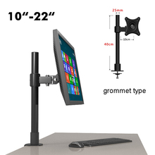 LK250/40 Full Motion 10-22 inch LCD LED TV Desktop Grommet Mount Free Lifting Full Rotation Monitor Holder Table Grommet Mount 2024 - buy cheap