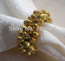 ,jingle bell napkin ring gold ,napkin holder, 2024 - buy cheap