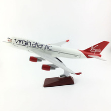 BOEING 747-avión allanico virgen de 45-47CM, Avión de juguete modelo avión, regalo de cumpleaños 2024 - compra barato