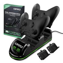 OIVO-cargador doble para mandos de Xbox One/One S/One X, estación de pantalla de carga, paquete de batería recargable, 2 unidades 2024 - compra barato