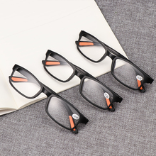 Ultra-light Reading Glasses Unisex Fashion Vision Care Resin Flexible Magnifying Anti-skidding Eyeglasses Presbyopic +1.0~+4.0 2024 - buy cheap