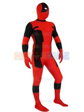 Classic Red & Black Deadpool costume spandex fullbody halloween cosplay  Deadpool Superhero Costumes zentai suit free shipping 2024 - buy cheap