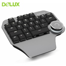 Delux-teclado inteligente, modelo t11, com 3 grupos de teclas personalizáveis, manual único, para jogos 2024 - compre barato