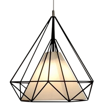 Pendant Modern Light Black Chandelier Iron Cage Hanging Vintage Led Lamp E27 Loft Industrial Chandelier Dining Room Restaurant 2024 - buy cheap