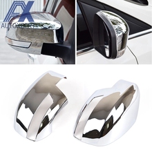 AX Chrome Side Door Rear View Mirror Cover For Ford Focus Mk3 2012 - 2014 2015 2016 2017 2018 Trim Cap Guard Overlay Car Styling 2024 - buy cheap