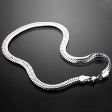 Lostpiece Men's 925 Sterling Silver Snake Necklace Chain 10mm 20" Big Heavy Chunky Necklace Wholesale 925 Silver Jewelry LSPN209 2024 - buy cheap