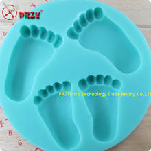 Mold Fondant Cake Decoration Mold (si290) Style Large Wholesale Hot Sale Chocolate Silicon Footprints Shape New Moulds PRZY 001 2024 - buy cheap