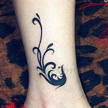 Водонепроницаемый Временные татуировки стикер Тотем Феникса флэш-тату поддельные татуировки руки ноги запястья для девушек мужчин женщин мужчин детей 2024 - купить недорого