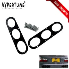 Hypertune - 1Pair Universal Aluminium Alloy Rear Bumper Race Air Diversion Diffuser Panel Car Styling Car Accessories HT-RBD01 2024 - buy cheap