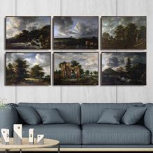 Home Decoration Art Wall Pictures Fro Living Room Poster Print Canvas Paintings Netherlandish jacob van ruisdael 2024 - buy cheap