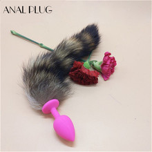 ANAL PLUG Silicone Butt Plugs Fox Tail Anal Plug Ass Massage Animal Buttplug Adult Sextoy for Couples Cosplay Sex Product 2024 - buy cheap