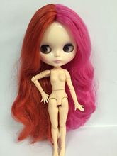 Frete grátis boneca nude blyth, boneca de fábrica com custo misto para juntas corpo, boneca adequada para mudança diy bjd brinquedo para meninas 2024 - compre barato