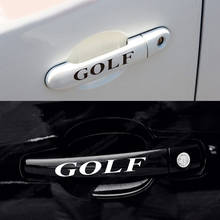 4pcs Car door handle Sticker for volkswagen golf 7 Golf MK4 MK6 MK7 golf6 golf6r MK1 MK2 MK5 2024 - buy cheap