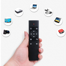 Controle remoto sem fio portátil 2.4g com usb 2.0, receptor para android mi tv box x96 h96 2024 - compre barato